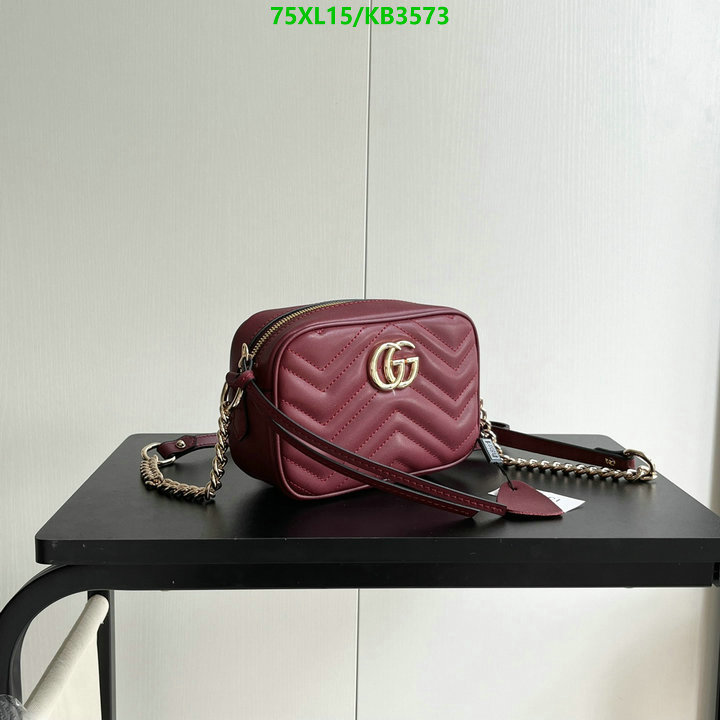 Gucci Bag-(4A)-Marmont Code: KB3573 $: 75USD