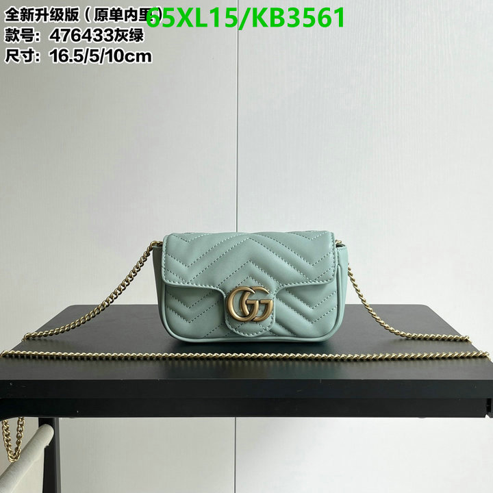 Gucci Bag-(4A)-Marmont Code: KB3561 $: 65USD