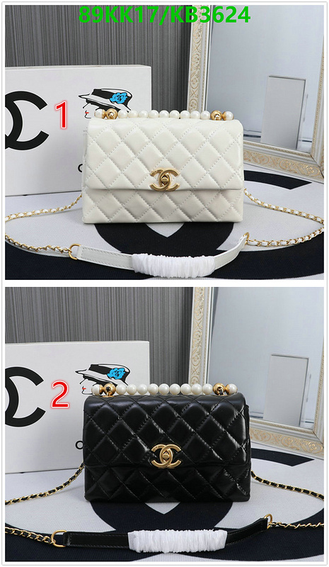 Chanel Bag-(4A)-Crossbody- Code: KB3624 $: 89USD