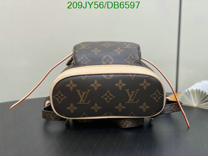 LV Bag-(Mirror)-Backpack- Code: DB6597 $: 209USD