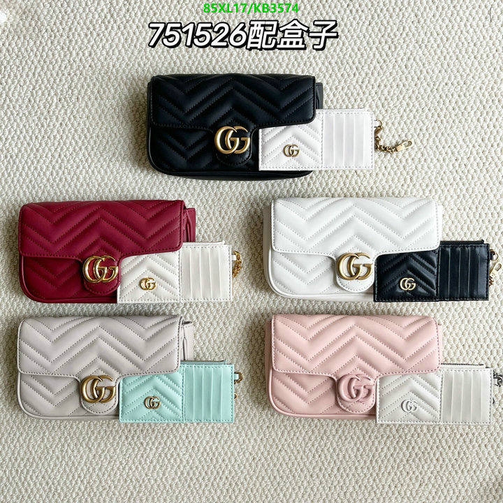 Gucci Bag-(4A)-Marmont Code: KB3574 $: 85USD