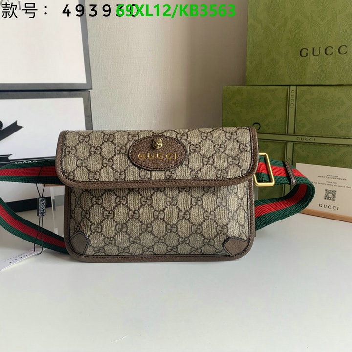 Gucci Bag-(4A)-Belt Bag-Chest Bag-- Code: KB3563 $: 69USD