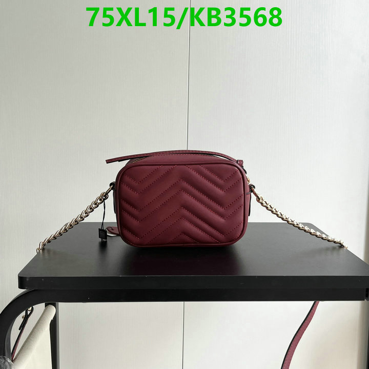 Gucci Bag-(4A)-Marmont Code: KB3568 $: 75USD