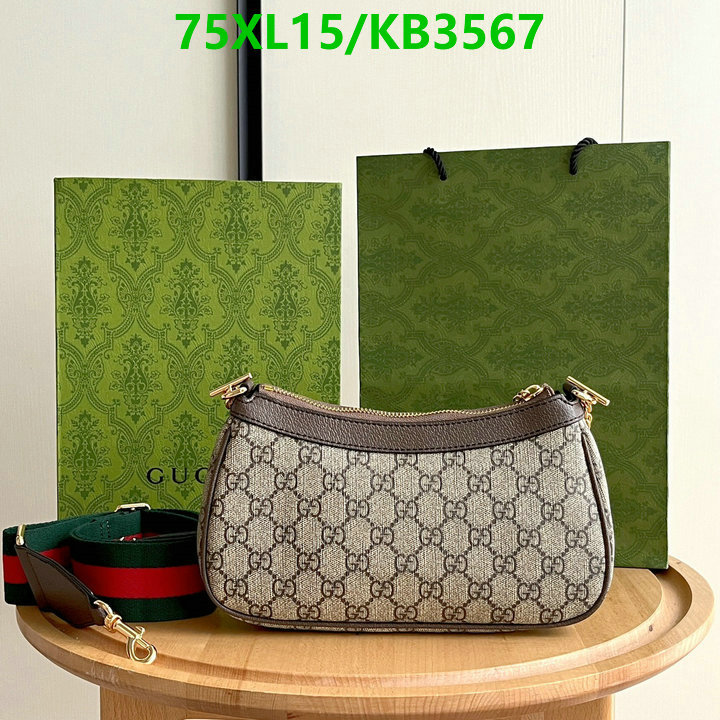 Gucci Bag-(4A)-Crossbody- Code: KB3567 $: 75USD