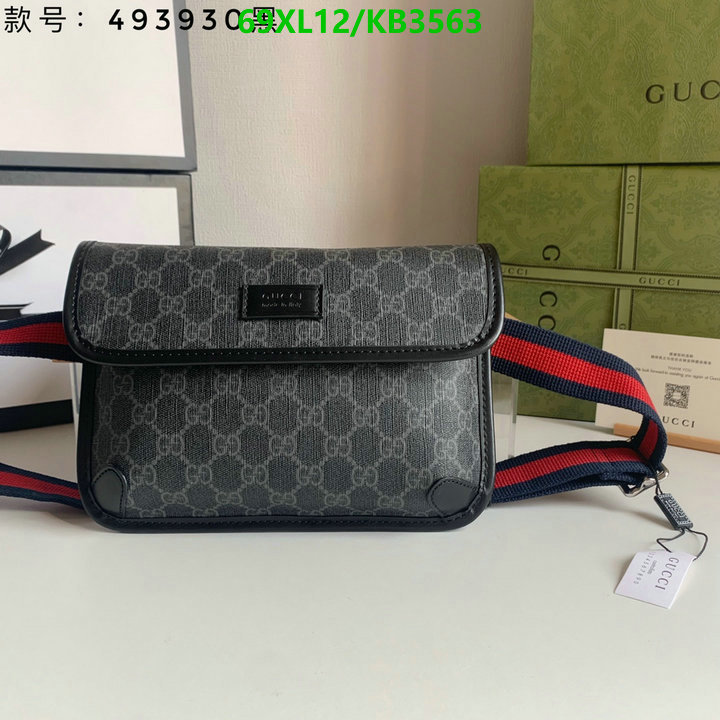 Gucci Bag-(4A)-Belt Bag-Chest Bag-- Code: KB3563 $: 69USD