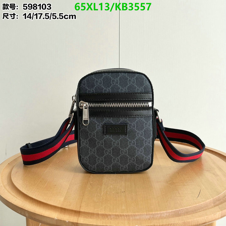 Gucci Bag-(4A)-Crossbody- Code: KB3557 $: 65USD