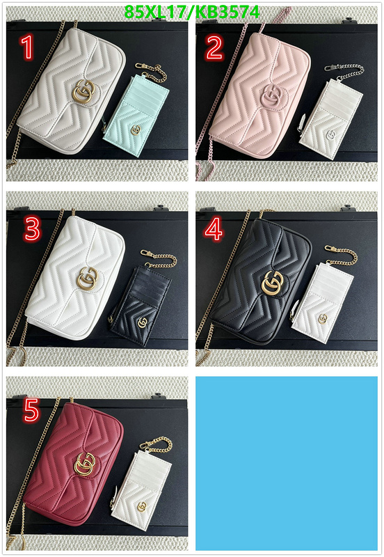 Gucci Bag-(4A)-Marmont Code: KB3574 $: 85USD