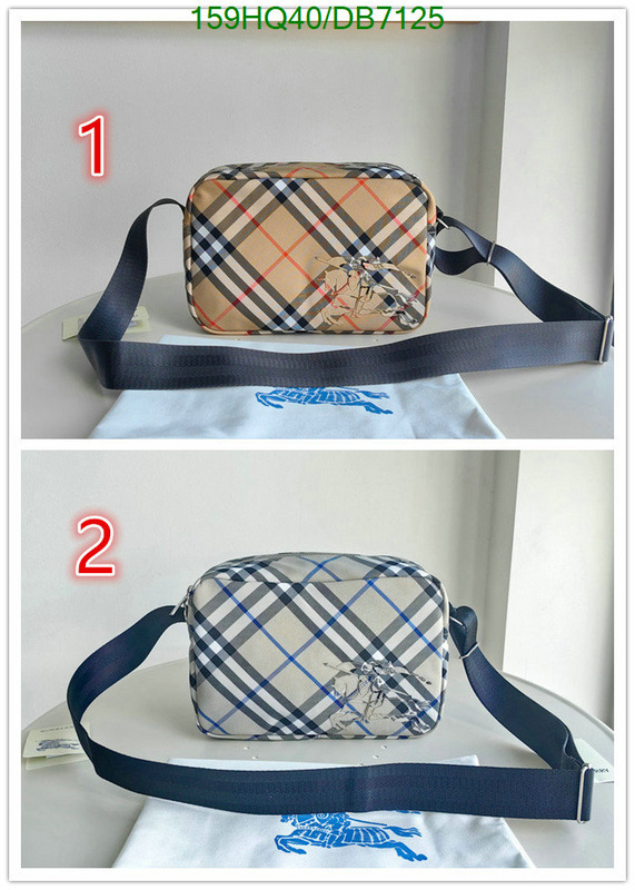 Burberry Bag-(Mirror)-Crossbody- Code: DB7125 $: 159USD