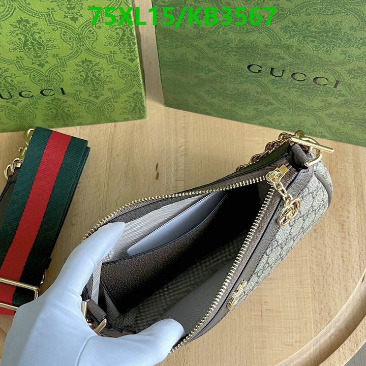 Gucci Bag-(4A)-Crossbody- Code: KB3567 $: 75USD