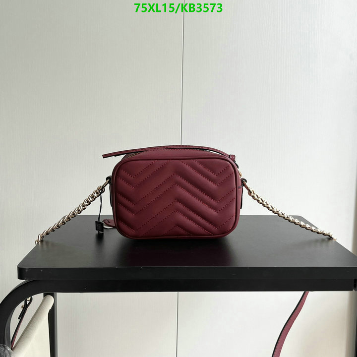 Gucci Bag-(4A)-Marmont Code: KB3573 $: 75USD