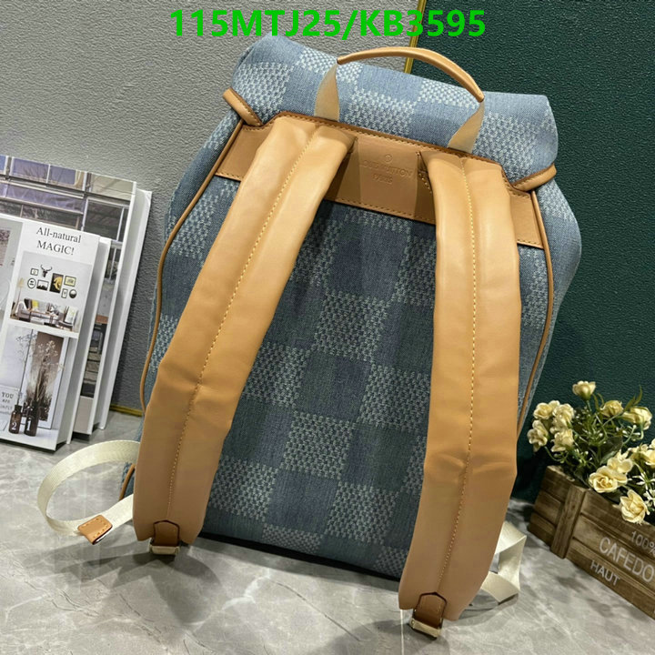 LV Bag-(4A)-Backpack- Code: KB3595 $: 115USD