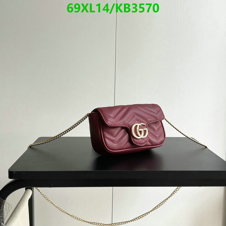 Gucci Bag-(4A)-Marmont Code: KB3570 $: 69USD