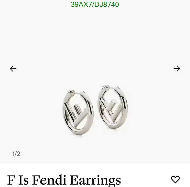 Jewelry-Fendi Code: DJ8740 $: 39USD