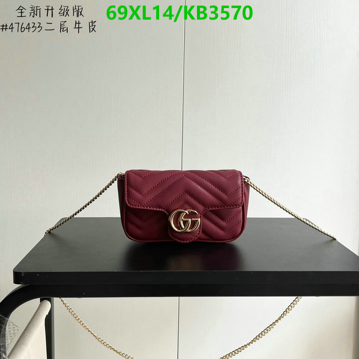 Gucci Bag-(4A)-Marmont Code: KB3570 $: 69USD