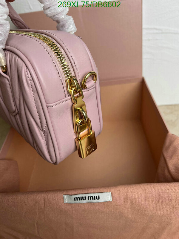 Miu Miu Bag-(Mirror)-Crossbody- Code: DB6602 $: 269USD