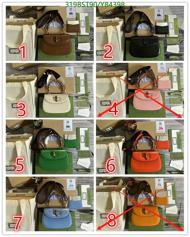 Gucci Bag-(Mirror)-Diana-Bamboo- Code: YB4398 $: 319USD