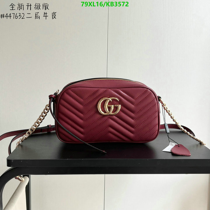 Gucci Bag-(4A)-Marmont Code: KB3572 $: 79USD