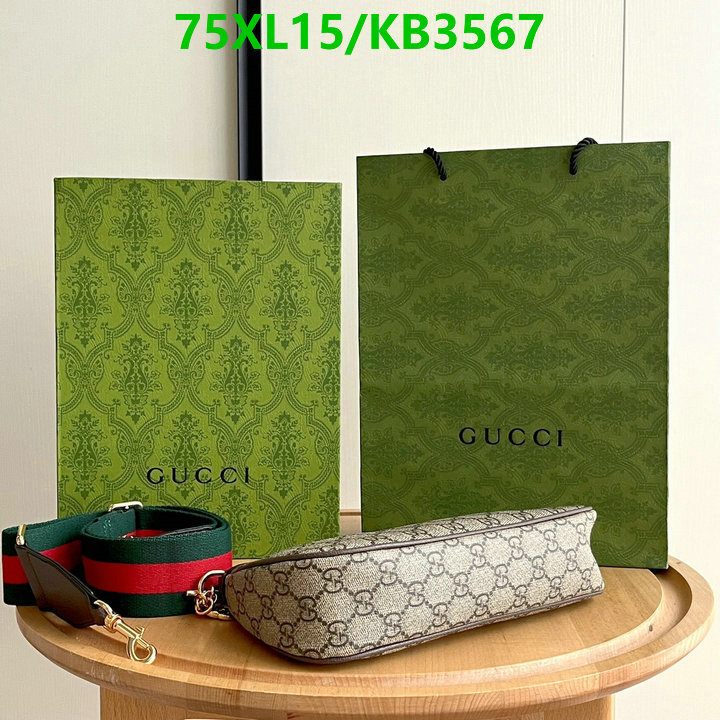 Gucci Bag-(4A)-Crossbody- Code: KB3567 $: 75USD