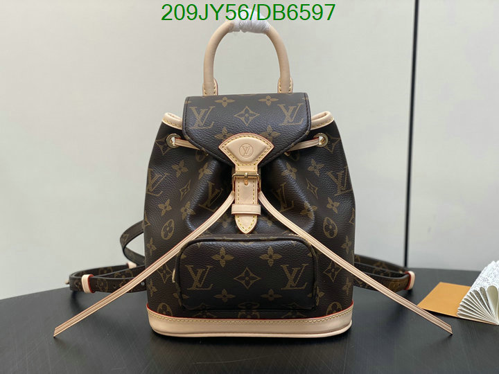 LV Bag-(Mirror)-Backpack- Code: DB6597 $: 209USD