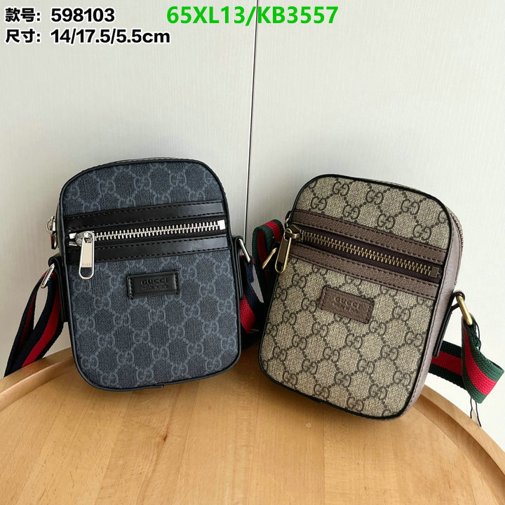 Gucci Bag-(4A)-Crossbody- Code: KB3557 $: 65USD