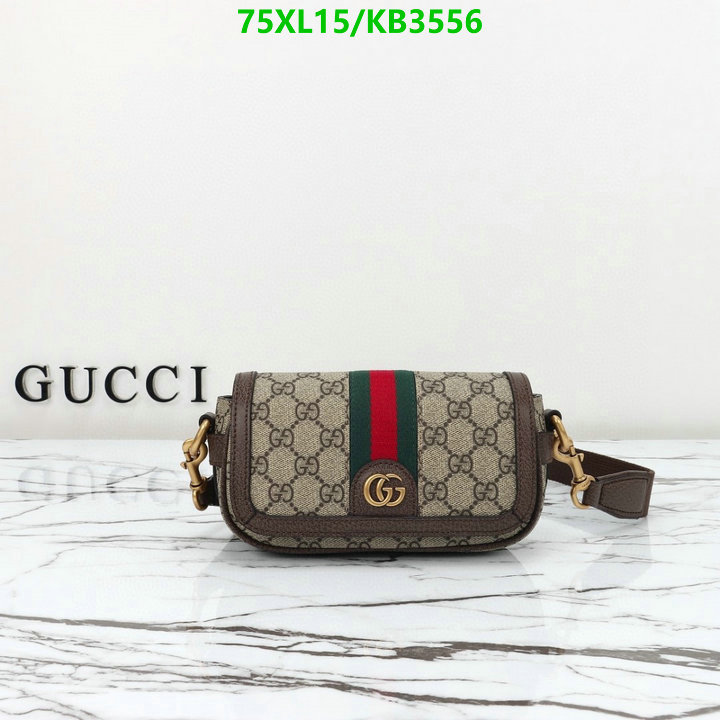 Gucci Bag-(4A)-Crossbody- Code: KB3556 $: 75USD