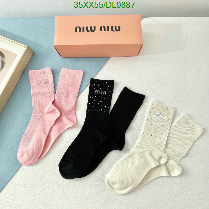 Sock-Miu Miu Code: DL9887 $: 35USD