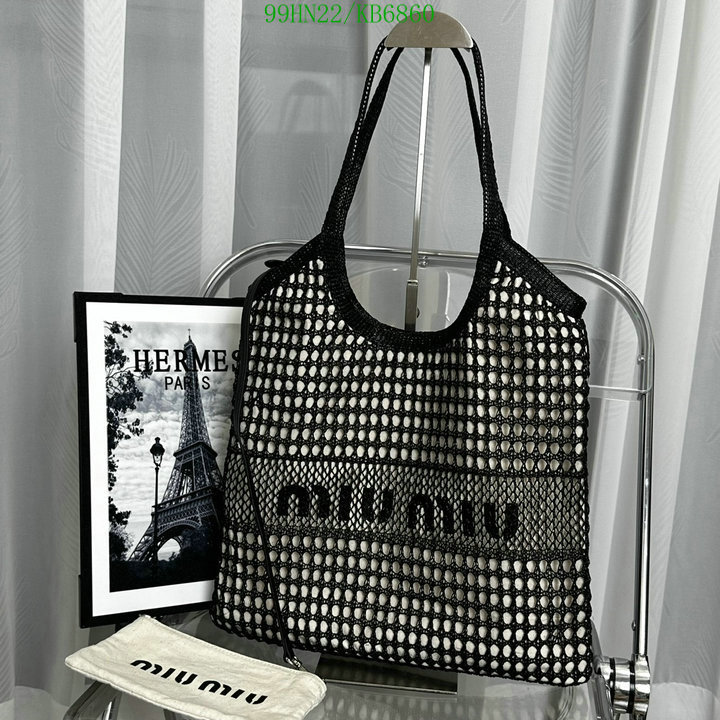 Miu Miu Bag-(4A)-Handbag- Code: KB6860 $: 99USD