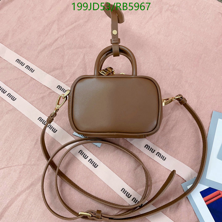 Miu Miu Bag-(Mirror)-Crossbody- Code: RB5967 $: 199USD