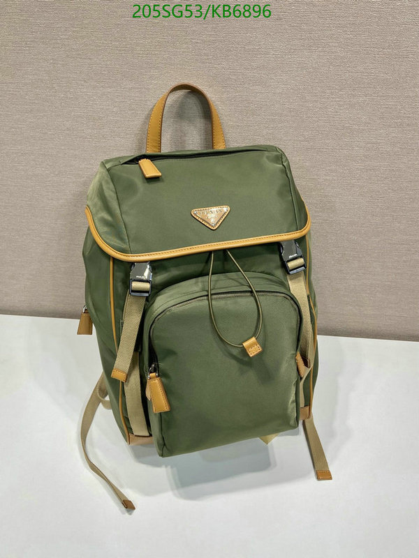 Prada Bag-(Mirror)-Backpack- Code: KB6896 $: 205USD