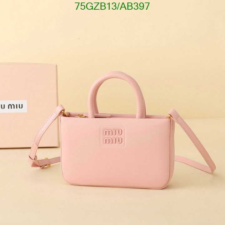 Miu Miu Bag-(4A)-Handbag- Code: AB397 $: 75USD