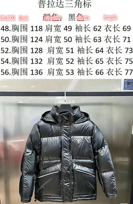 Down jacket Men-Prada Code: AC783 $: 209USD