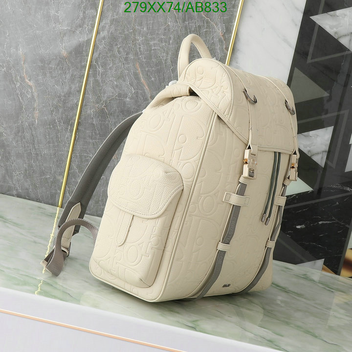 Dior Bag-(Mirror)-Backpack- Code: AB833 $: 279USD