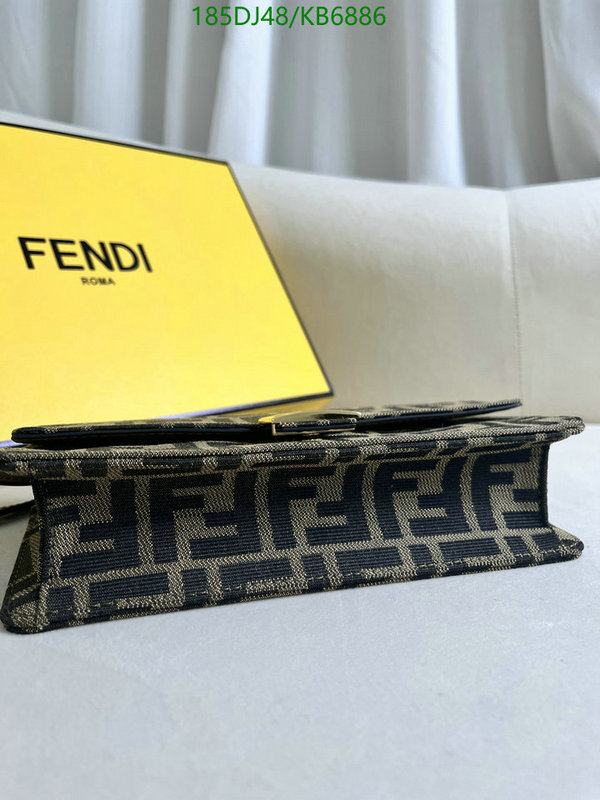 Fendi Bag-(Mirror)-Baguette- Code: KB6886 $: 185USD