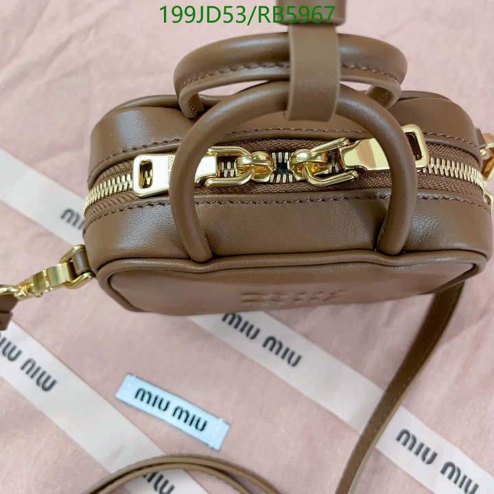 Miu Miu Bag-(Mirror)-Crossbody- Code: RB5967 $: 199USD