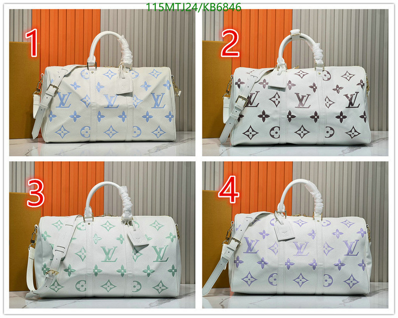 LV Bag-(4A)-Keepall BandouliRe 45-50- Code: KB6846 $: 115USD