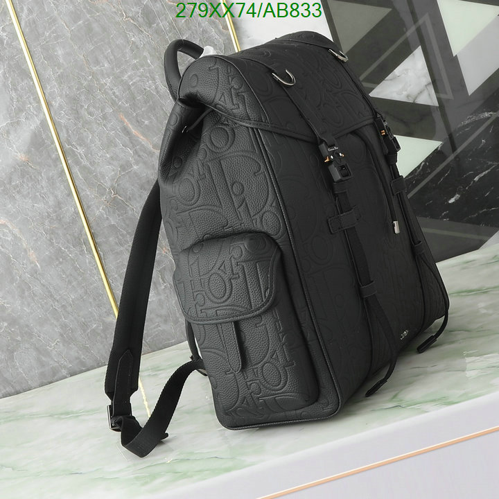 Dior Bag-(Mirror)-Backpack- Code: AB833 $: 279USD