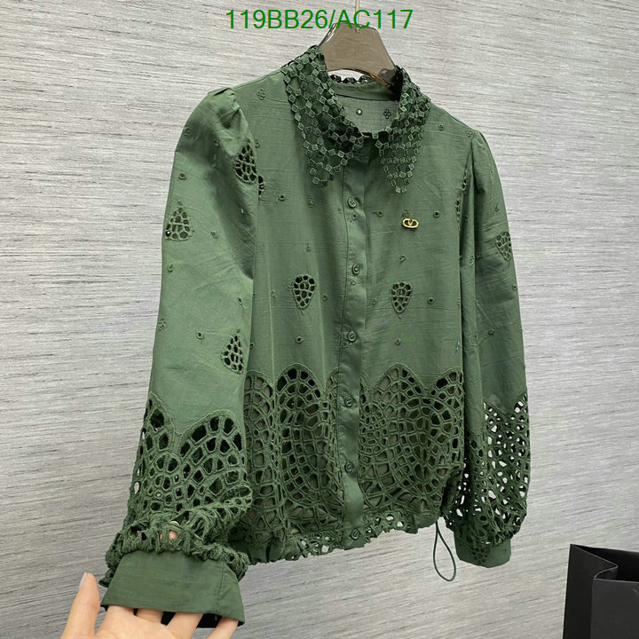 Clothing-Valentino Code: AC117 $: 119USD