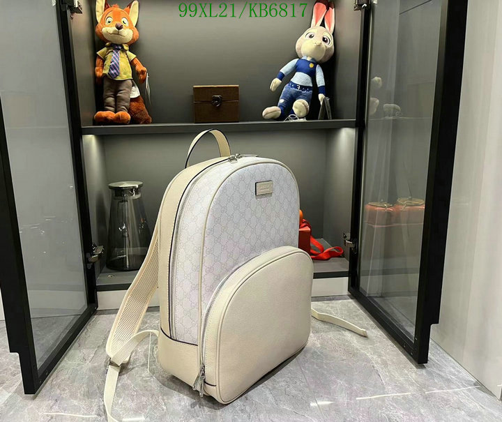 Gucci Bag-(4A)-Backpack- Code: KB6817 $: 99USD