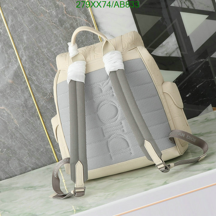 Dior Bag-(Mirror)-Backpack- Code: AB833 $: 279USD