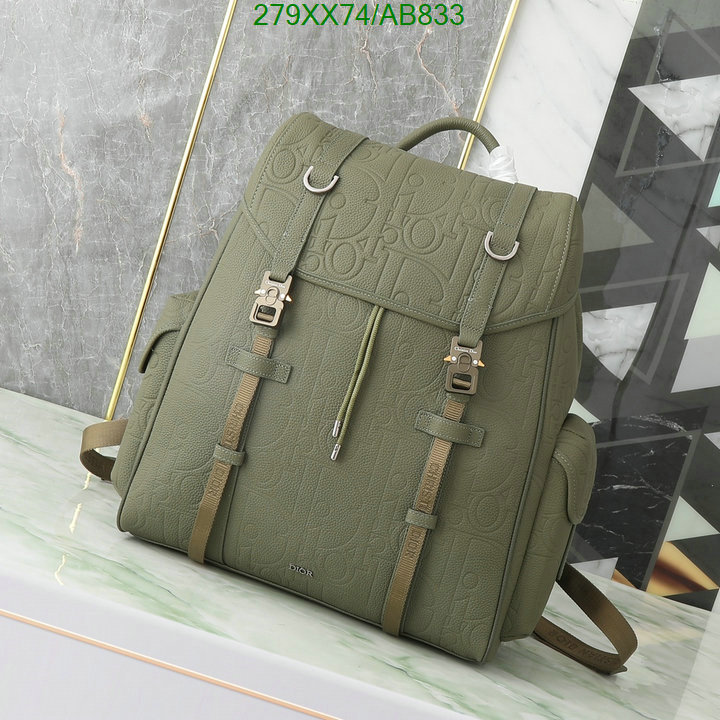 Dior Bag-(Mirror)-Backpack- Code: AB833 $: 279USD