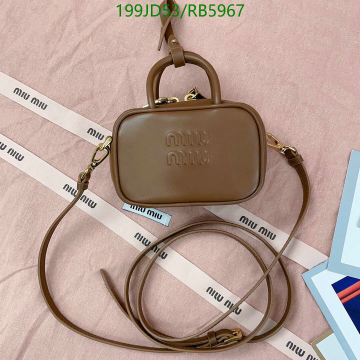 Miu Miu Bag-(Mirror)-Crossbody- Code: RB5967 $: 199USD