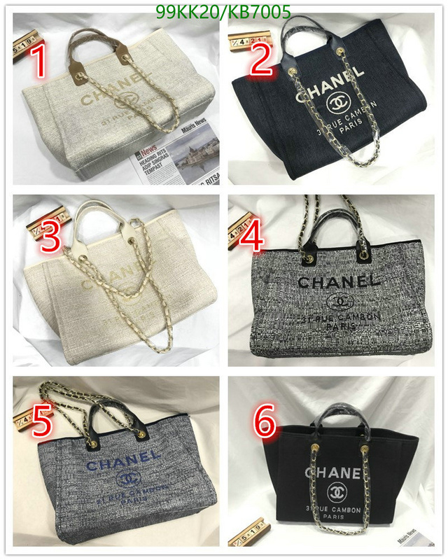 Chanel Bag-(4A)-Deauville Tote- Code: KB7005 $: 99USD