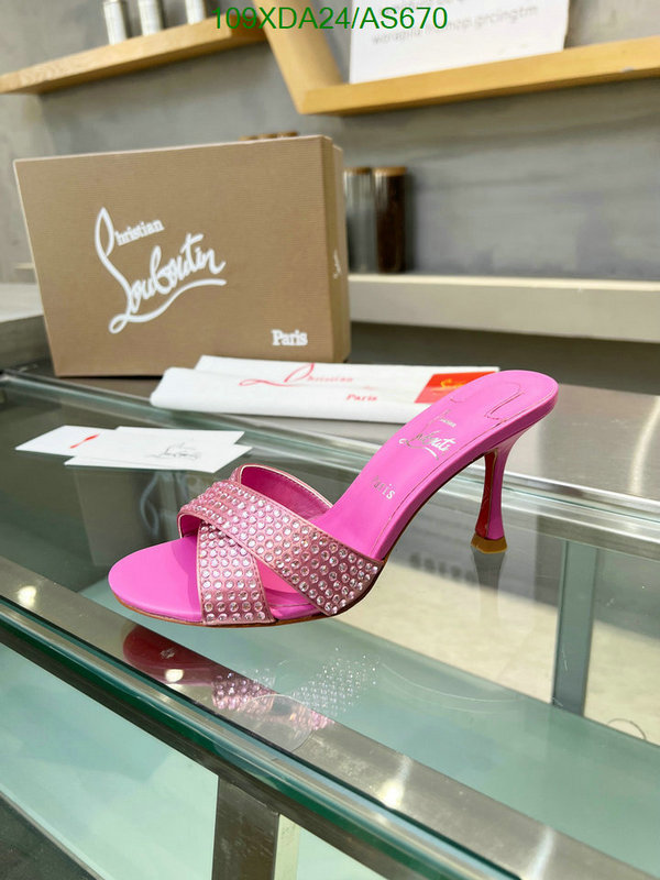 Women Shoes-Christian Louboutin Code: AS670 $: 109USD