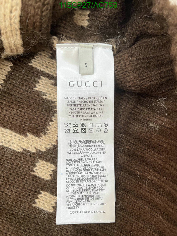 Clothing-Gucci Code: AC759 $: 115USD