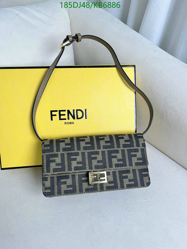 Fendi Bag-(Mirror)-Baguette- Code: KB6886 $: 185USD