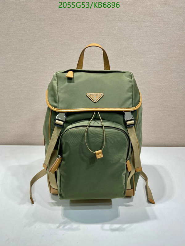 Prada Bag-(Mirror)-Backpack- Code: KB6896 $: 205USD