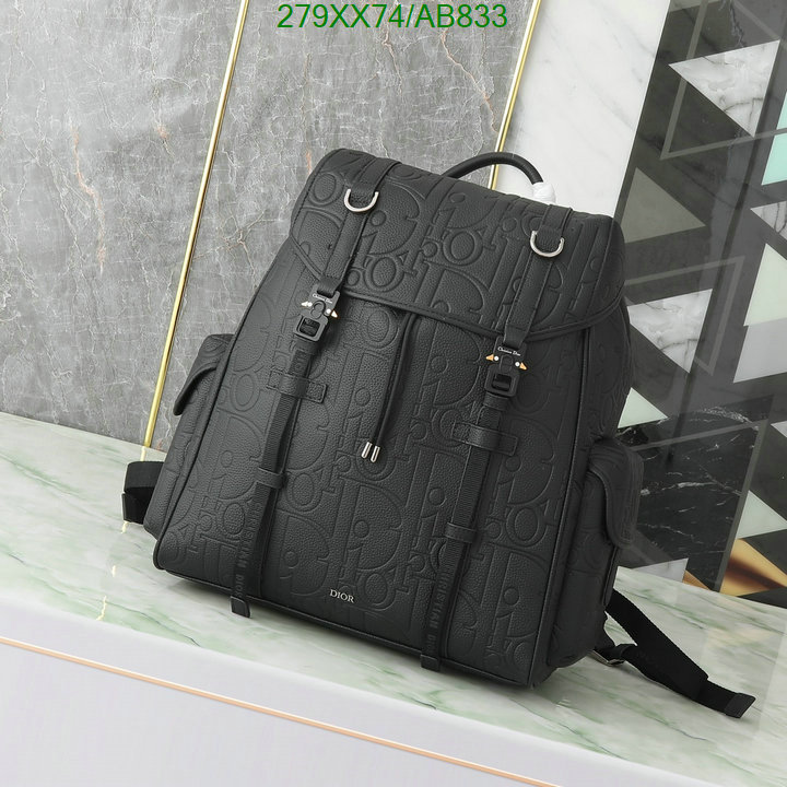 Dior Bag-(Mirror)-Backpack- Code: AB833 $: 279USD