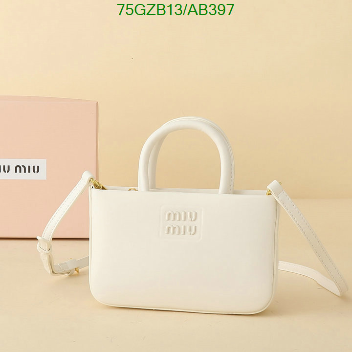 Miu Miu Bag-(4A)-Handbag- Code: AB397 $: 75USD