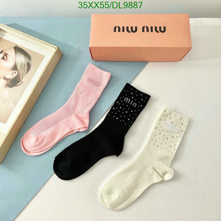 Sock-Miu Miu Code: DL9887 $: 35USD