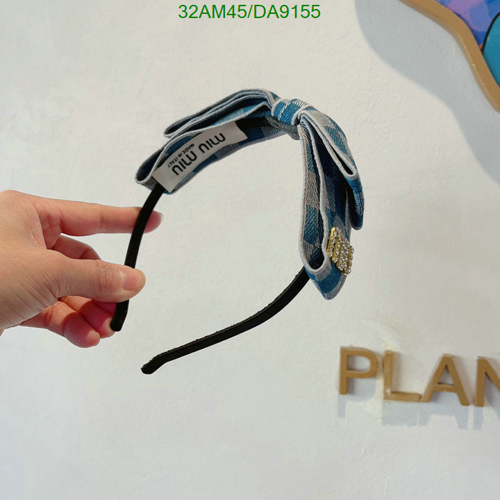 Headband-MIU MIU Code: DA9155 $: 32USD